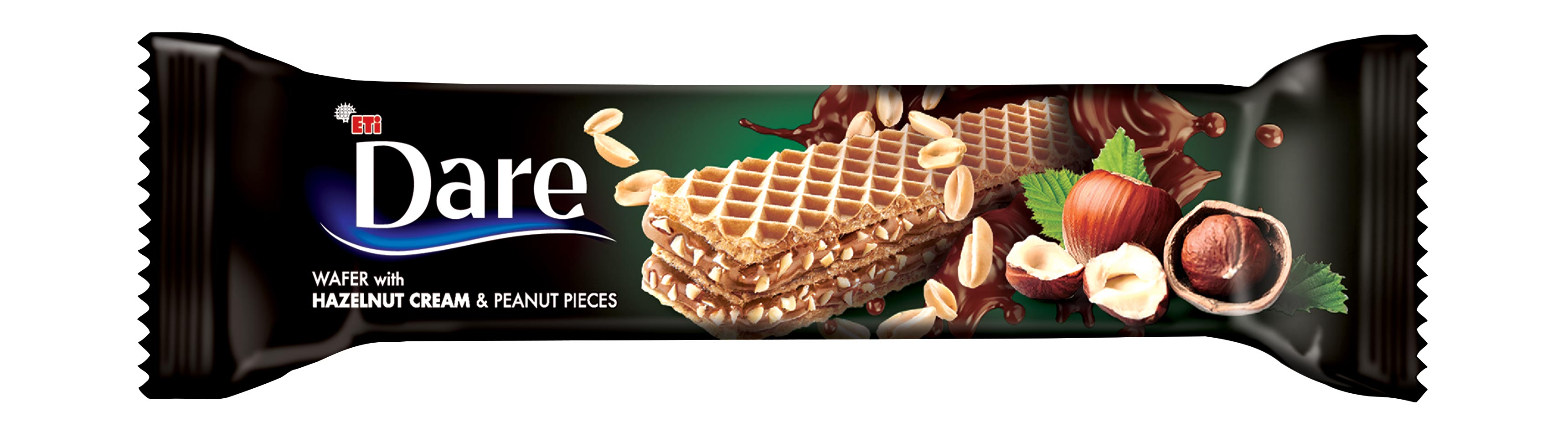 Dare Napolitană cu cremă de Alune şi bucăţi de Arahide, 29g