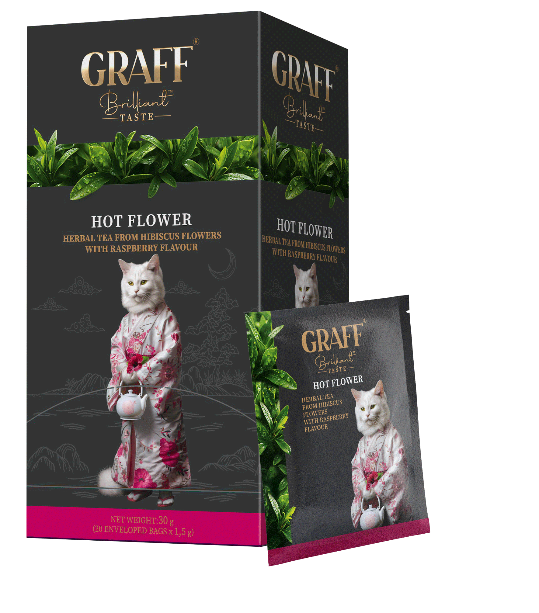 GRAFF Hot Flower, ceai karkade, 20 pac