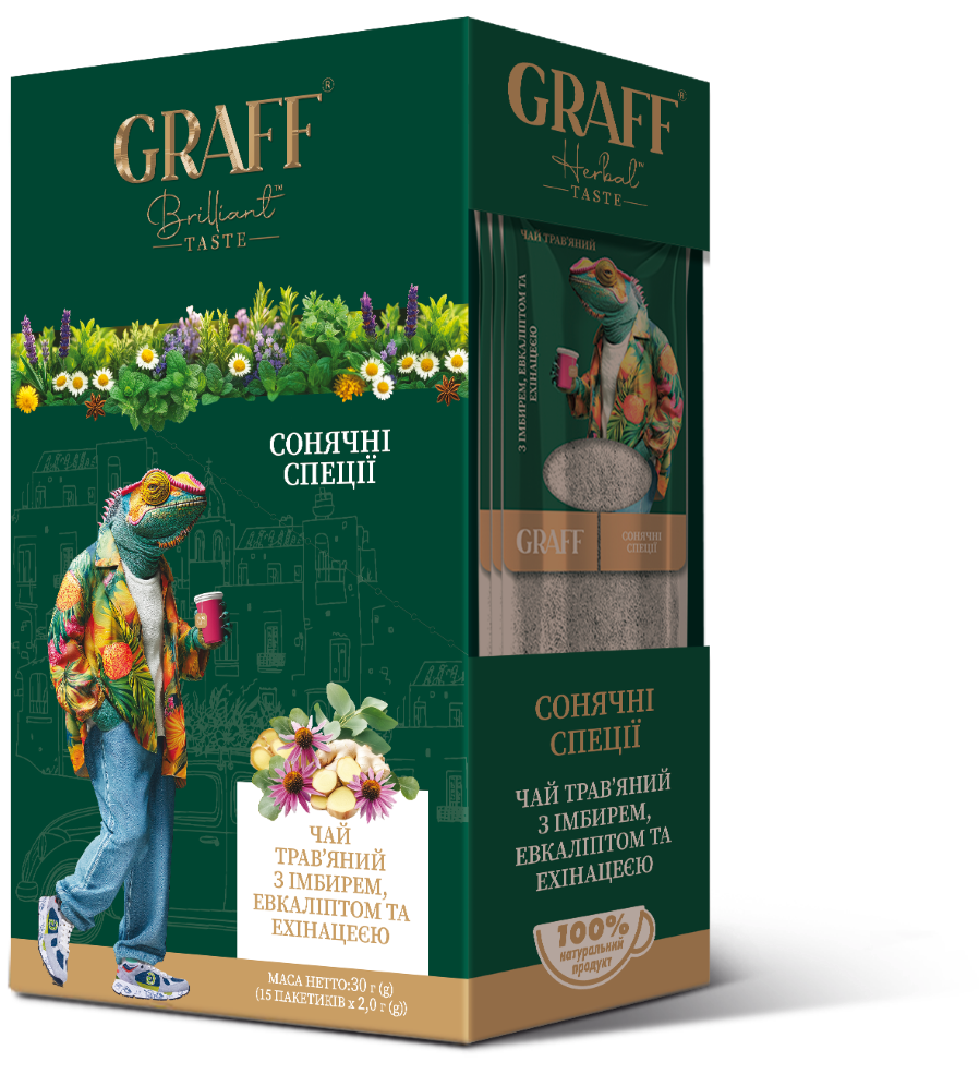 GRAFF Sunny Spices, Ceai de plante, 15 pac