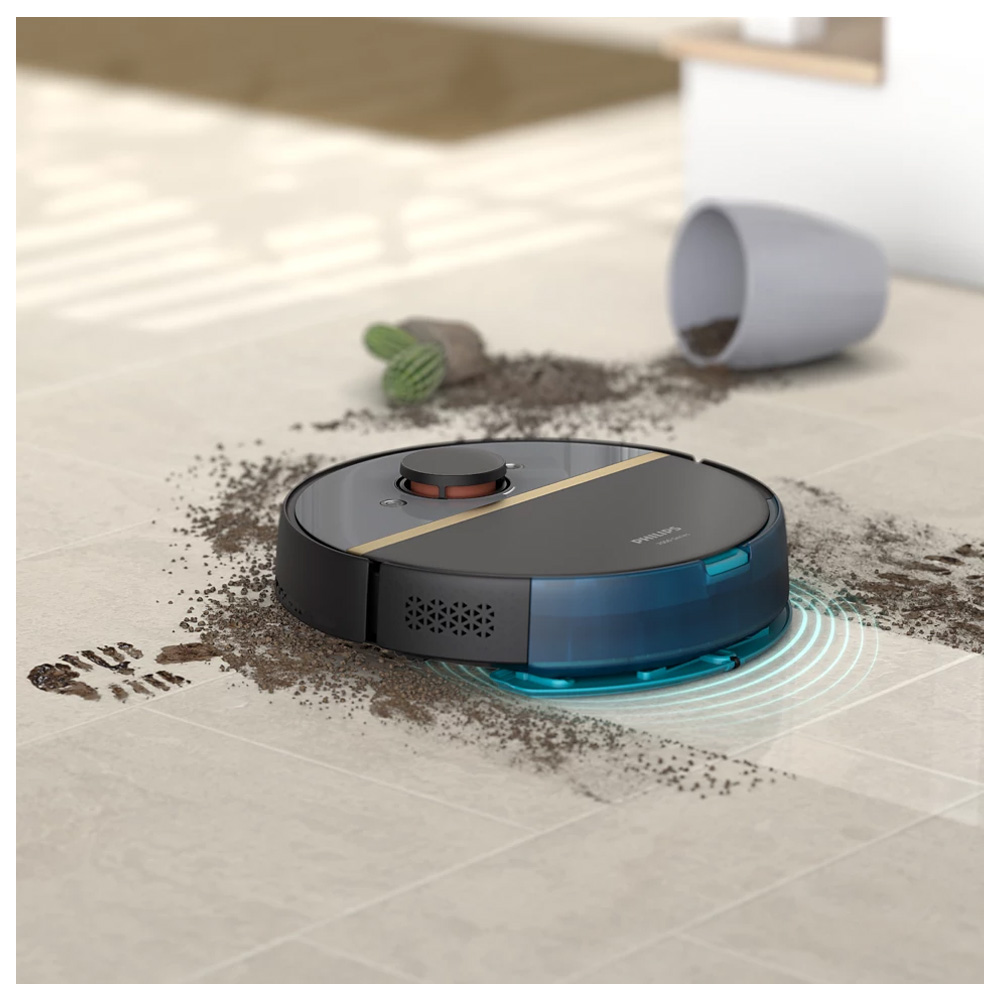 XU7000/01  Philips  HomeRun seria 7000 Aqua  Robot aspirator şi mop