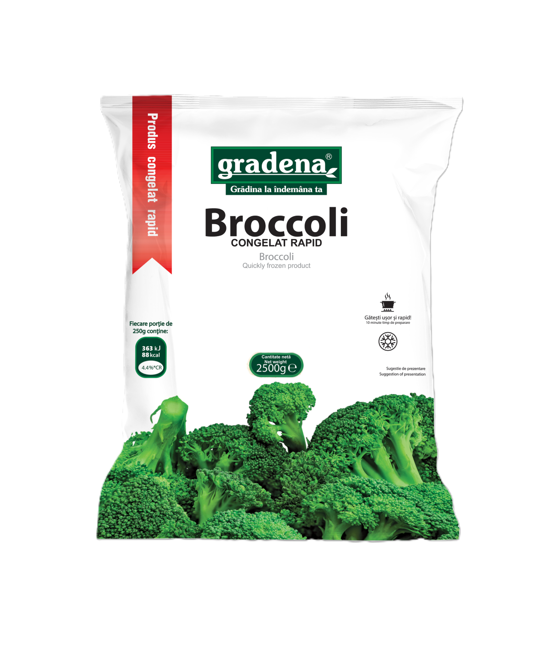 GRADENA Брокколи, 2,5 кг