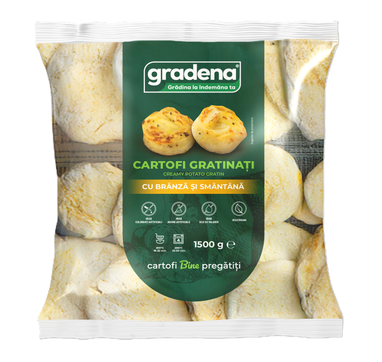 GRADENA Картофельный гратен с сыром и сливками, 1,5 кг