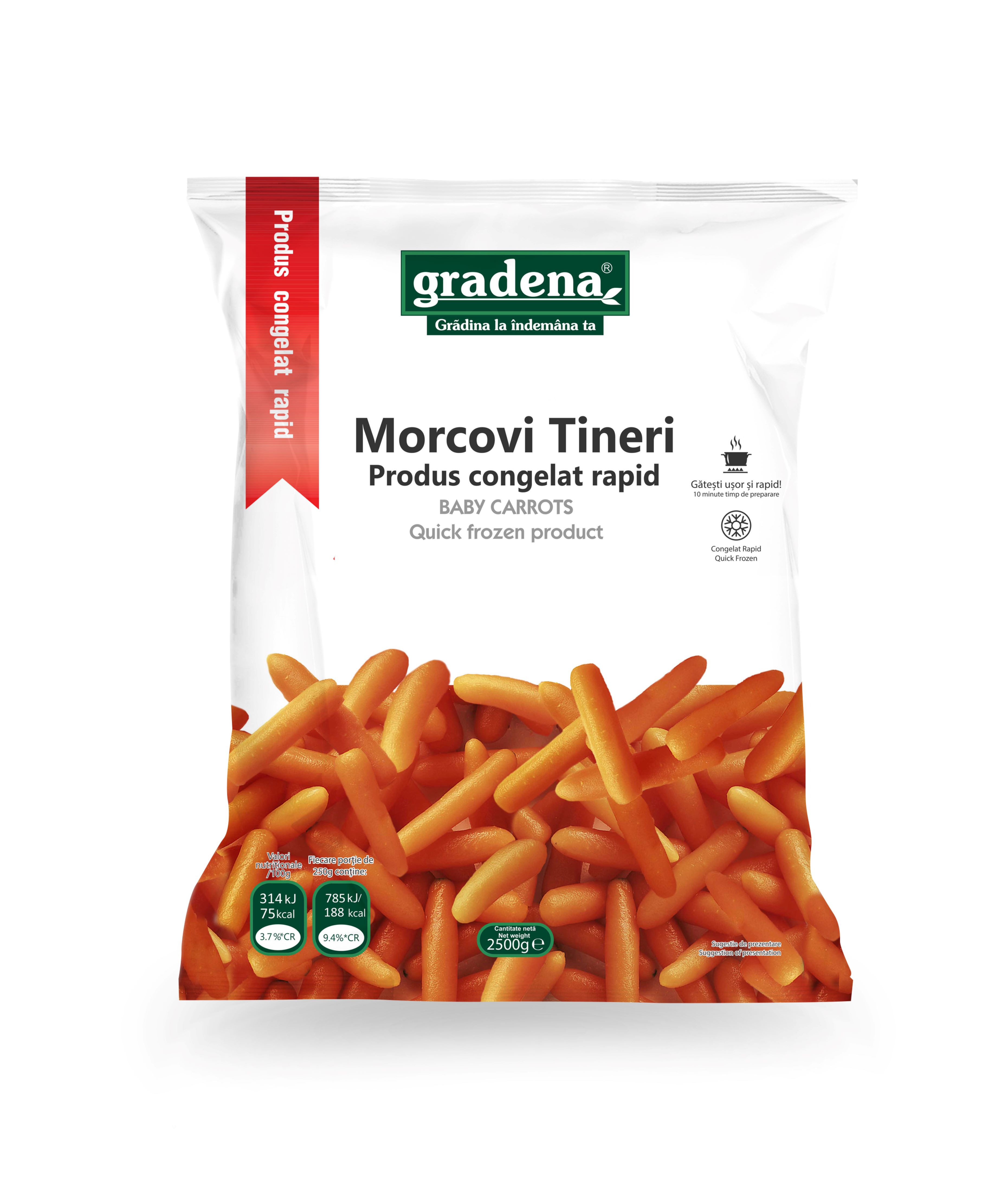 GRADENA Morcovi tineri 2,5kg