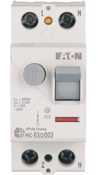 Дифференциальный выключатель HNC-63/2/003
