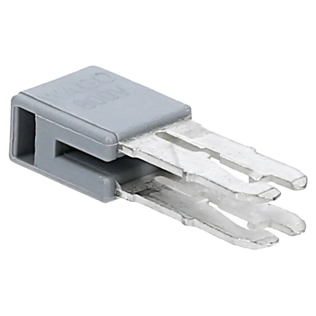 Перемычка изолированная 2-контактная, серая