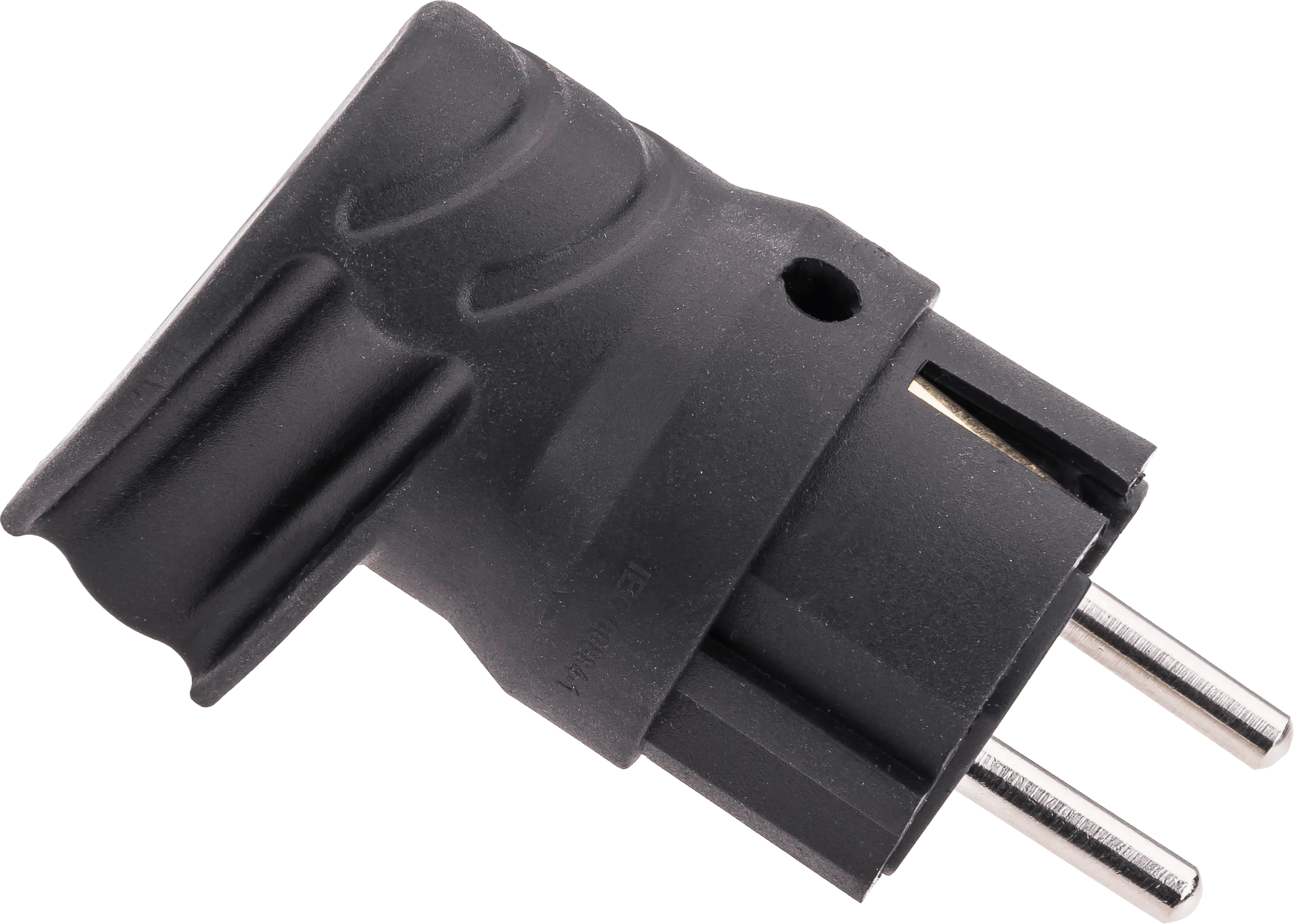 Вилка 2P+N 16A резиновая тип L