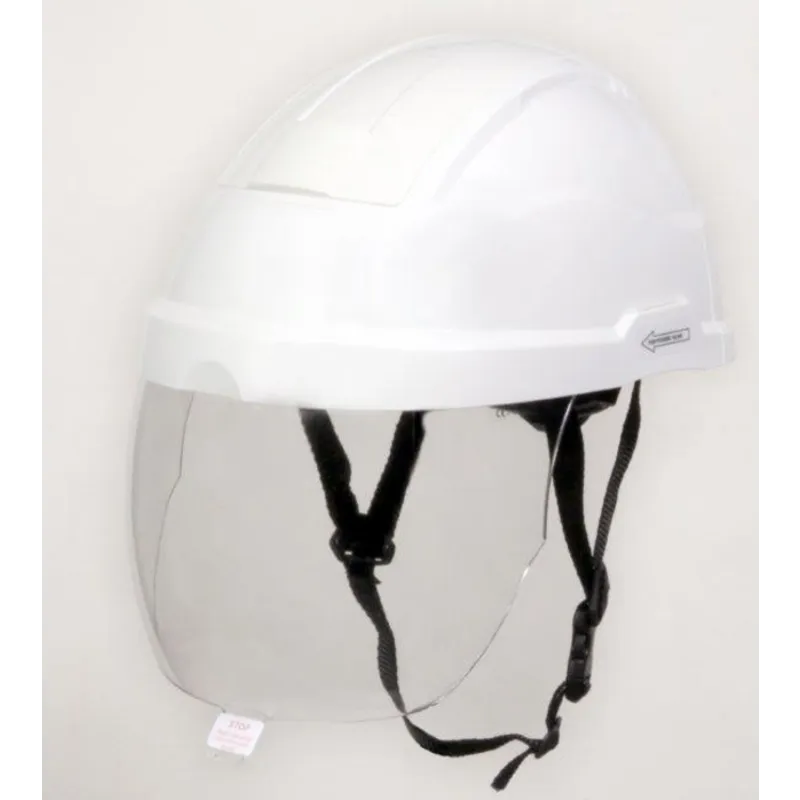 Casca de protectie cu ecran integrat pentru electricieni