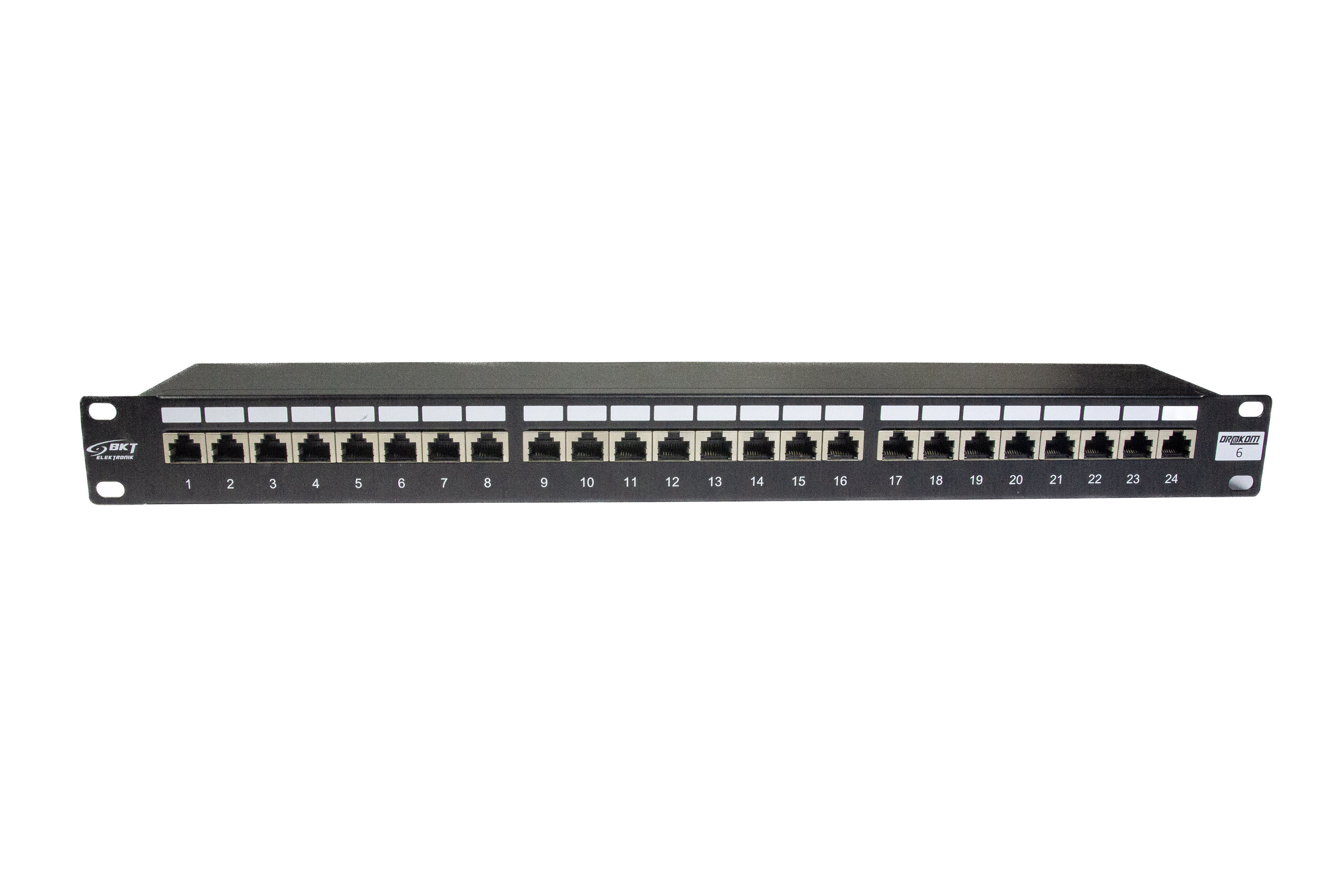 Patch panel 19"" 24*RJ45 cat 5E ecranat