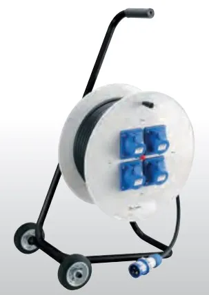 Мобильная катушка 4P 2x3P+1x3P+N, 50 м