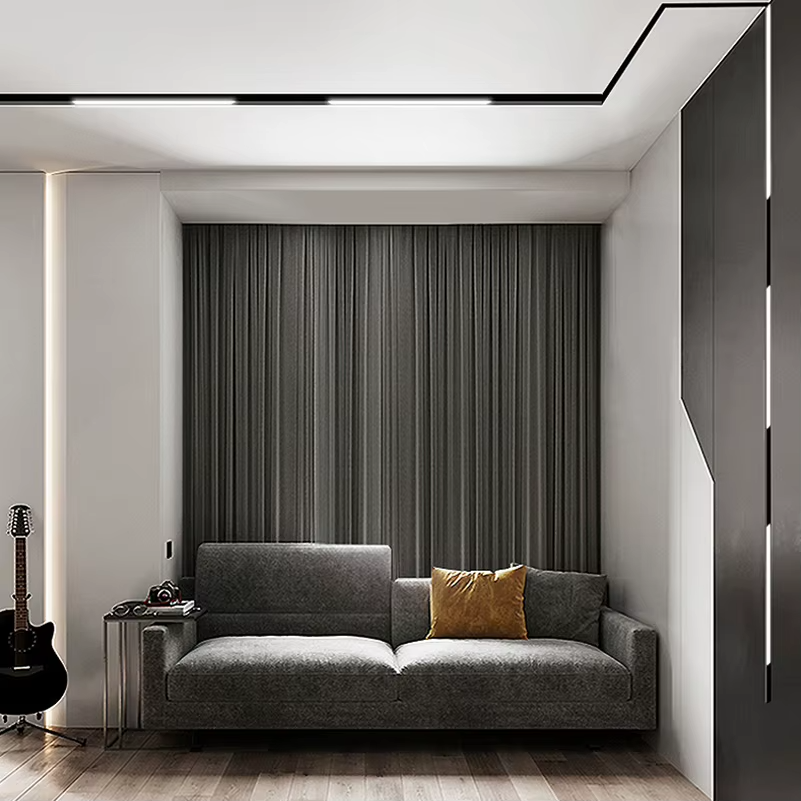 Corp iluminat LED pe sina 12W 3000K Black 2ALGD2201CA-12W