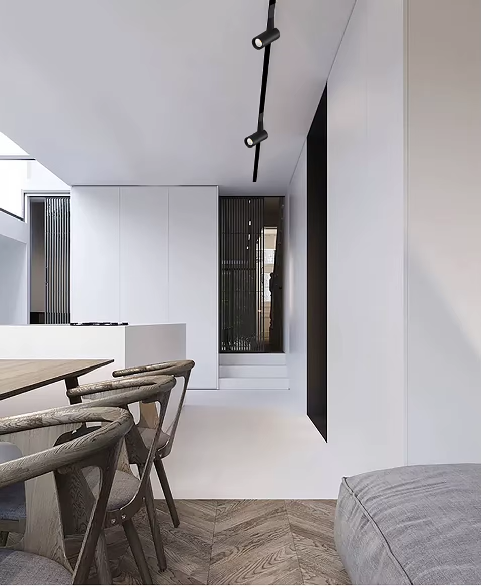 Proiector LED pe sina 8W 3000K Black 2ALGD2207CA-8W