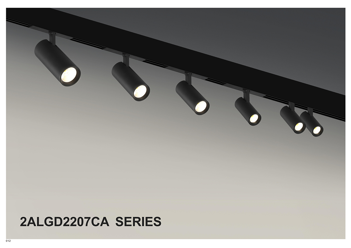 Proiector LED pe sina 8W 3000K Black 2ALGD2207CA-8W