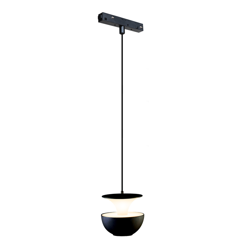 Corp iluminat LED pendant 6W 3000K halfmoon Black 2ALGD2216CA-6W BLK