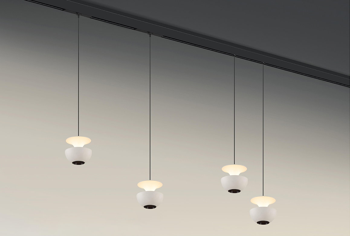 Corp iluminat LED pendant 6W 3000K halfmoon Black 2ALGD2216CA-6W BLK