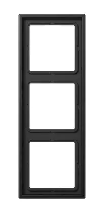 AL2983D Rama decor 3 locuri, dark/aluminium