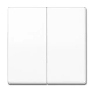 AS591-5WW Clapa intrerupator/buton dublu, alb