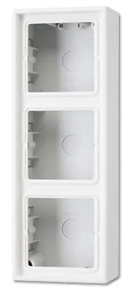LS583AWW Cutie de montaj aparent 3 locuri, alb