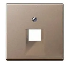 A569-1PLUAMO Лицевая панель для одиночной интернет-розетки RJ45, мокко
