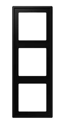 LS983SWM Rama decor 3 locuri, negru mat