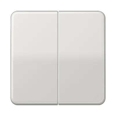 CD595LG Clapa intrerupator/buton dublu, gri deschis