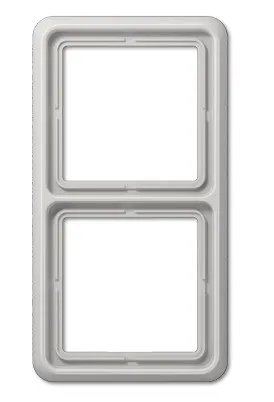 CD582LG Рамка для 2 модулей CD 500, светло-серый