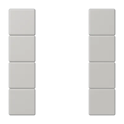 LC504TSA205 Set clape p-u modul KNX 4 grupe, gris clair 31 (32013)