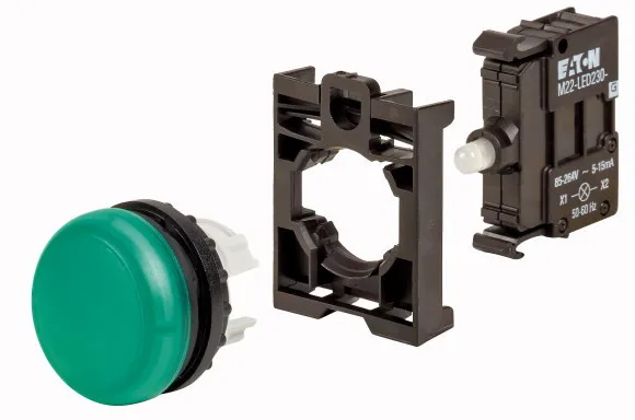 Сигнальный индикатор, зелёный M22-L-G-LED230-BVP