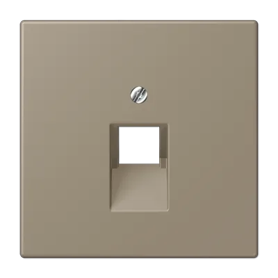 LC969-1UA242 Clapa priza internet simpla, ombre naturelle moyenne (32141)