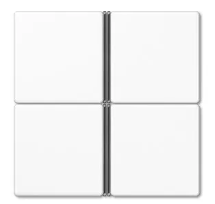 A404TSAWW Set clape p-u modul KNX 4 grupe, alb