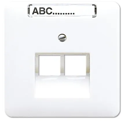 CD569-2NAUAWW Capac p-u priza internet dubla, alb