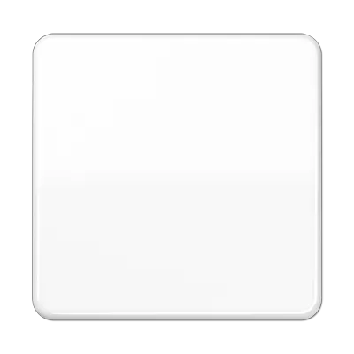 CD590WW Clapa intrerupator/buton simplu, alb