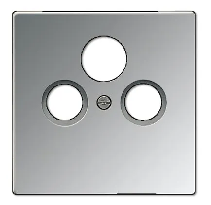 AL2990SAT Лицевая панель для розетки TV-FM-SAT, алюминий