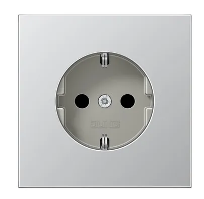 AL1520 Розетка Schuko 16 A, алюминий