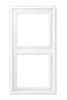 Рамка для 2 модулей, LS 990, матовый белый