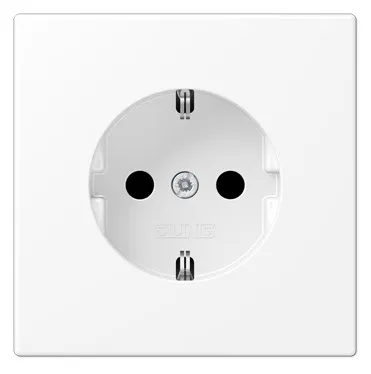 LS1520WW Розетка Schuko 16A, белый матовый