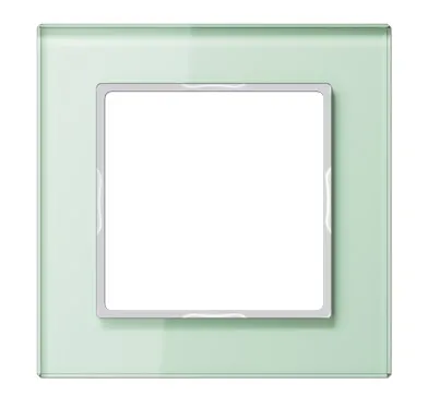 AC581GLWMT Рамка для 1 модуля, A Creation, матовое белое стекло