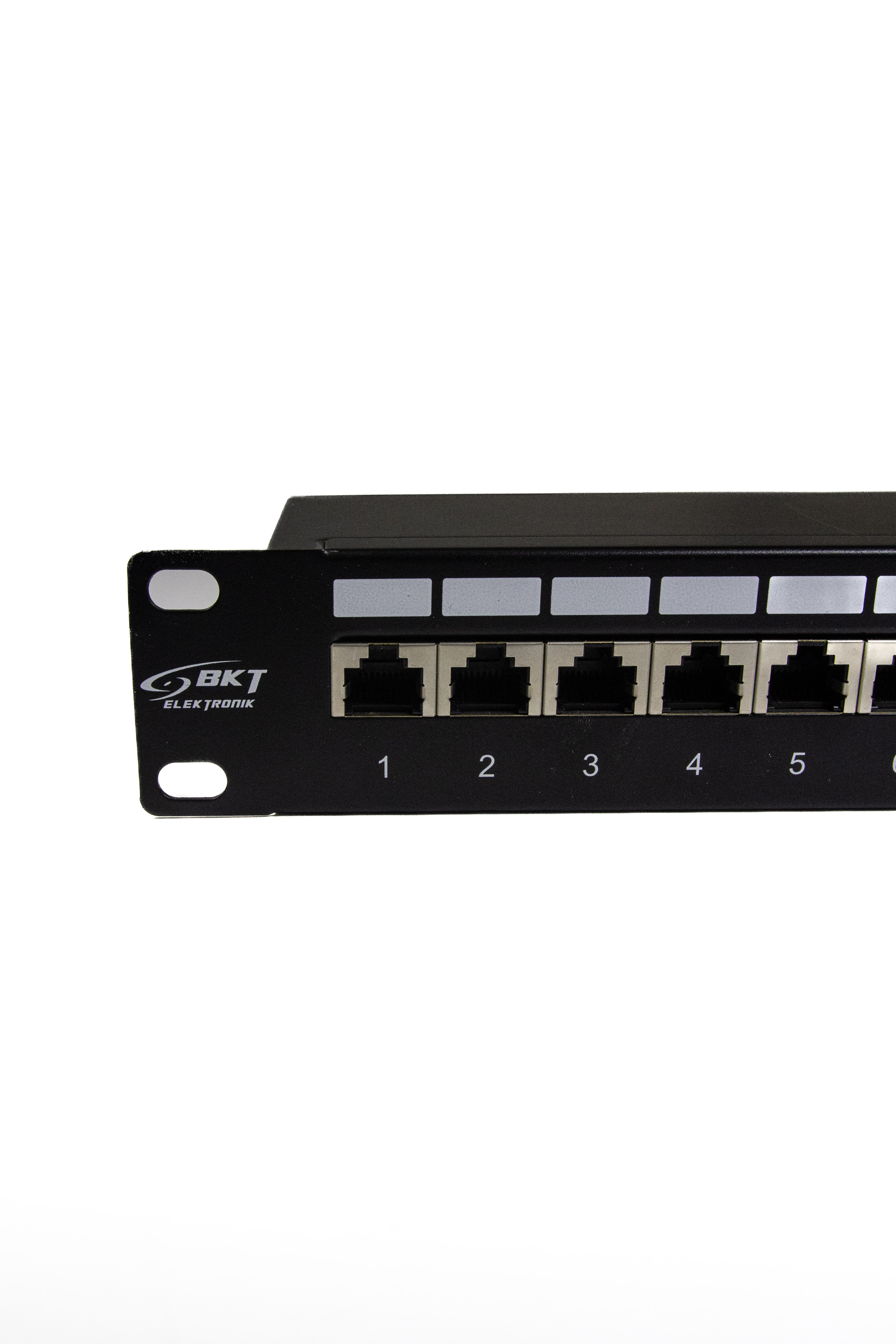 Patch panel 19"1U,IDC, cat.5e,48xRJ45, black