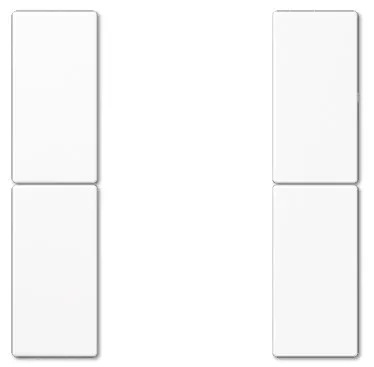 LS502TSAWW Set clape p-u modul KNX 2 grupe, alb