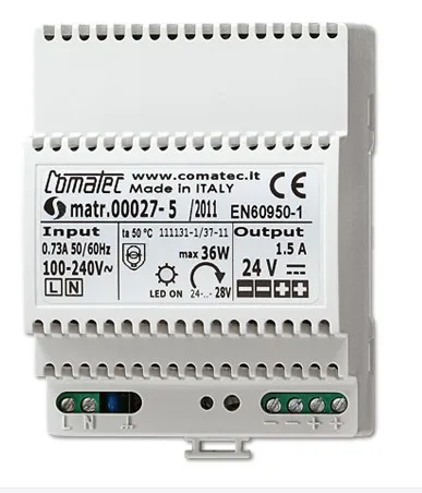 Импульсный источник питания 24 В DC (на DIN-рейку) NT2415REGVDC