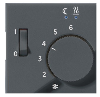 AFTR231PLANM Capac termostat (p-u FTR231U) antracit