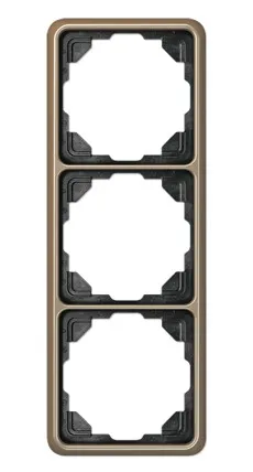 CD583GB Rama decor 3 locuri, bronz-auriu