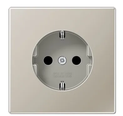 ES1520 Priza Schuko 16A, stainless steel