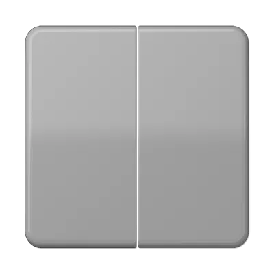 CD595GR Clapa intrerupator/buton dublu, gri