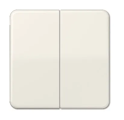 CD595 Clapa intrerupator/buton dublu, bej