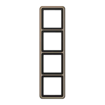 CD584GB Rama decor 4 locuri, bronz-auriu