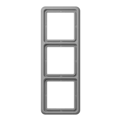 CD583GR Rama decor 3 locuri, gri