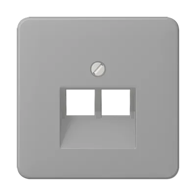 CD569-2UAGR Крышка для розетки интернета с 2 выходами, серый