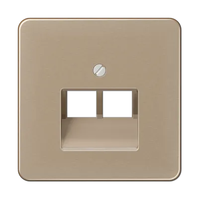 CD569-2UAGB Крышка для розетки интернета с 2 выходами, бронзово-золотой