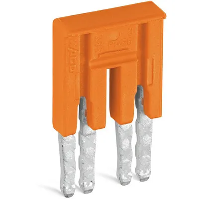 Перемычка изолированная 2-контактная, оранжевая