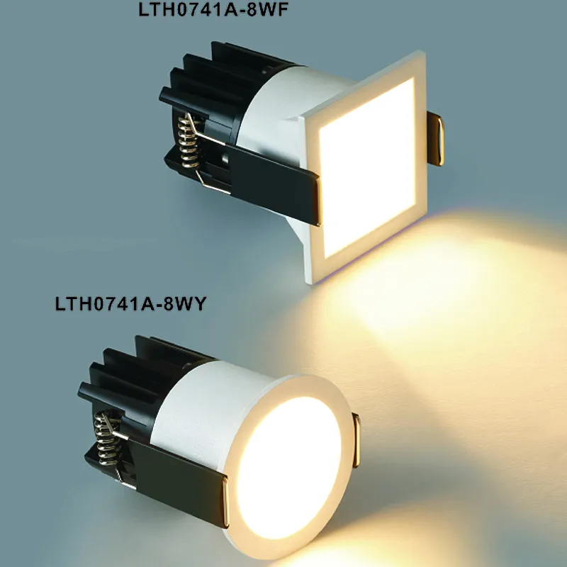 Led Recessed spotlight 8W Size: Φ56*H70mm